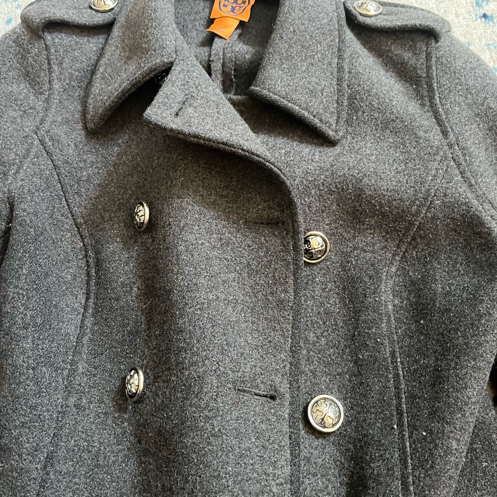 Tory Burch Grey Wool Jacket